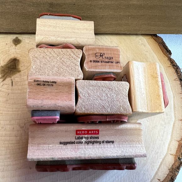 Rubber Stamp Christmas Mixed Lot - Picture 3 of 4